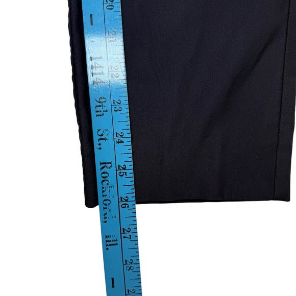 Tribal Women's Black Straight Leg Pull On Pants Classic Work Size 10P - Picture 9 of 11